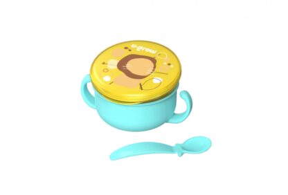 2 in 1 bowl for snacks, blue - Image 3