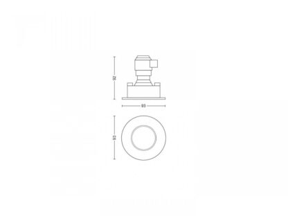 Adore Hue recessed chrome 1x5W 230V - Image 3
