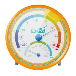 Thermometer and Hygrometer Orange U-Grow U201TH-O