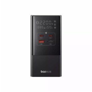 Baseus PowerCombo Mains Charger, Black