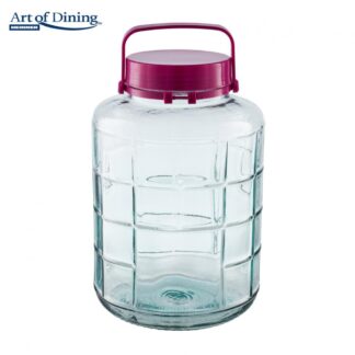 GLASS JAR WITH PLASTIC LID 10L