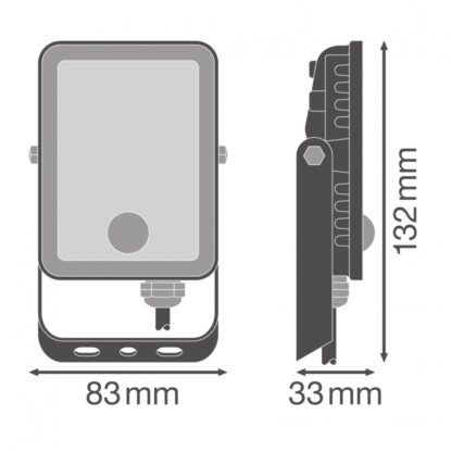FL ESSENTIAL SENSOR 10W 840 BK LEDV - Image 3