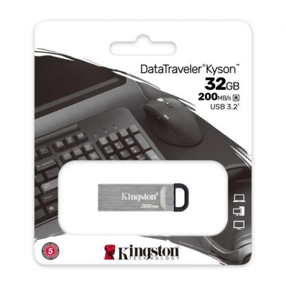USB 32GB Kingston DataTraveler Kyson metallic 3.2
