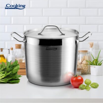 STAINLESS STEEL STOCK POT+LID 18x15 CM, 3.5L, MAESTRO - Image 2