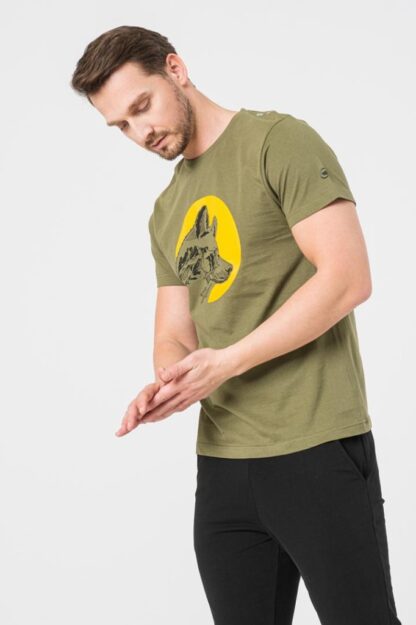 Men's Casual T-Shirt Ciucas Men's Khaki-S - Image 4