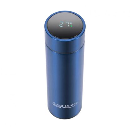 Art of Dining, Thermos stainless steel 450 Ml with led indicator for temperature, Blue
