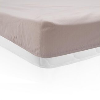 BED SHEET WITH ELASTIC 180X200 CM CREAM