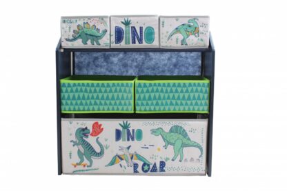 Dinosaur toy storage cabinet