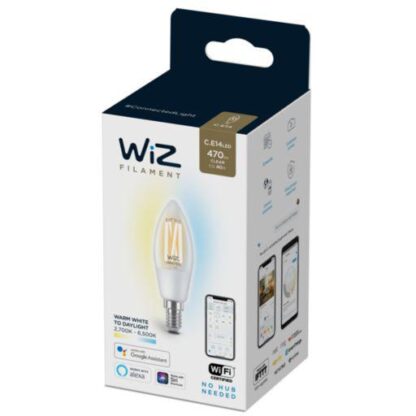 Led bulb PHILIPS WiZ WHITES C35, E14 - Image 2