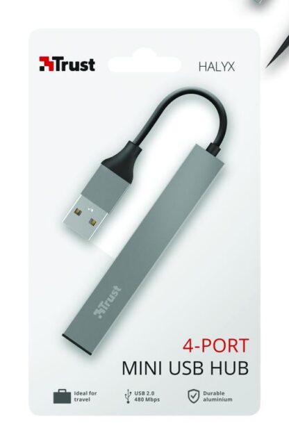 Trust Halyx Aluminium 4 Mini USB Hub - Image 8