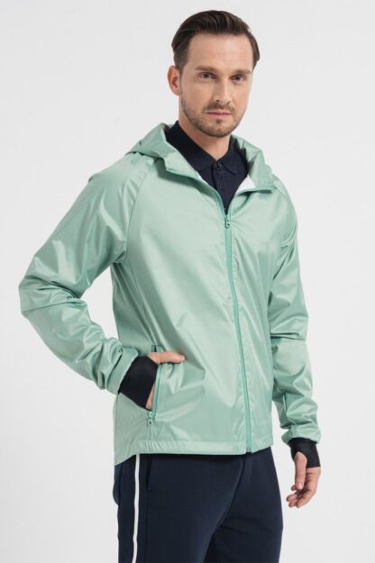WATERPROOF JACKET B GRANITE GREEN-S - Image 2
