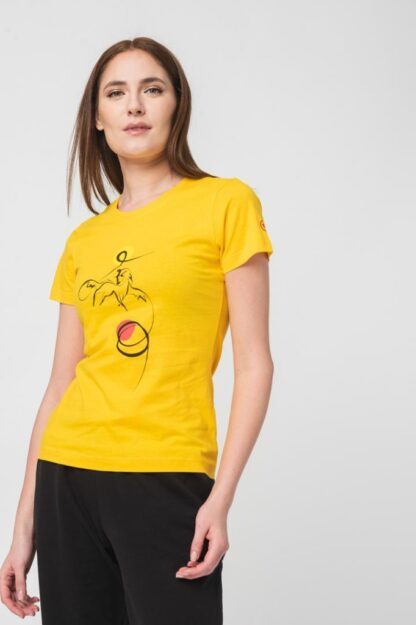 T-Shirt Casual F Cal Pegas Yellow-L