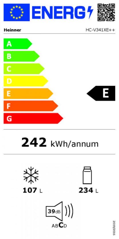 Heinner HC-V341XE++ refrigerator - Image 3