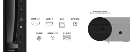 LED TV 4K 55''(139 cm) TCL 55V6C - Image 5