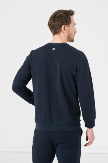 Navy-S Men's Casual Cotton Blouse - Image 2