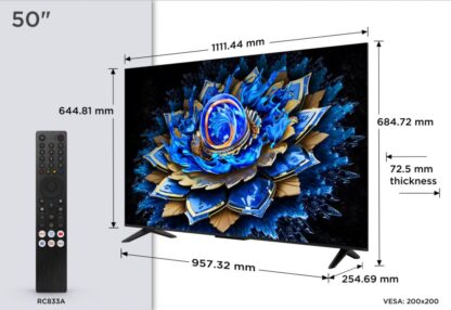QLED TV 4K 50''(126 cm) TCL 50T69C - Image 2