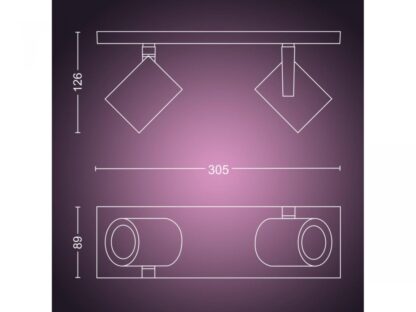 ARGENTA PLATE/SPIRAL ALUMINIUM 2X5.7W - Image 3