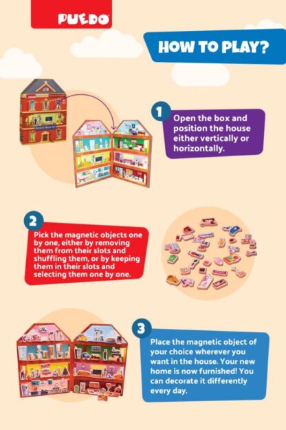 MAGNETIC GAME - BUILD YOUR HOUSE - Image 5