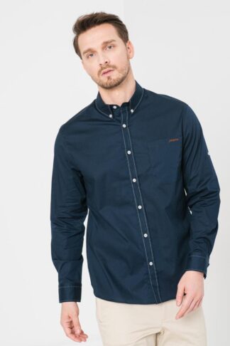 MEN'S CASUAL SHIRT DARK NAVY S