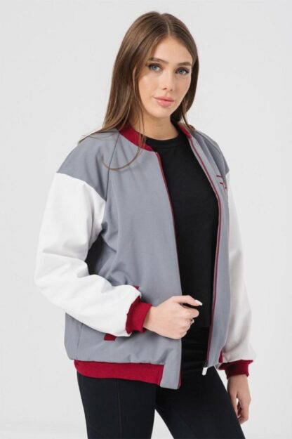 W GRENA GRAY BOMBER JACKET S - Image 2