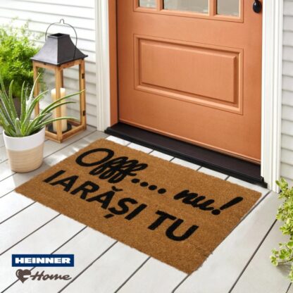 COIR DOOR MAT 60X40 CM, OFFF - Image 2