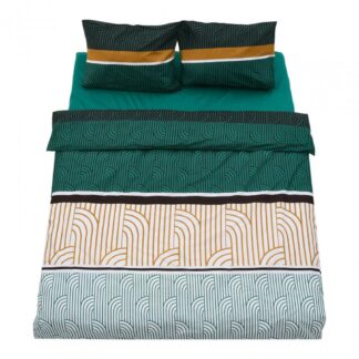 Double linen 100% cotton, 4 pieces, Deco