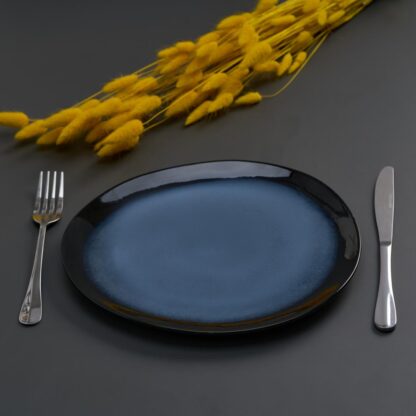 OVAL CERAMIC PLATE 28 CM, SERENITY