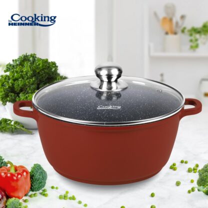 Aluminum Pot + Lid 26X12CM, 5.3L, CALABRIA - Image 3