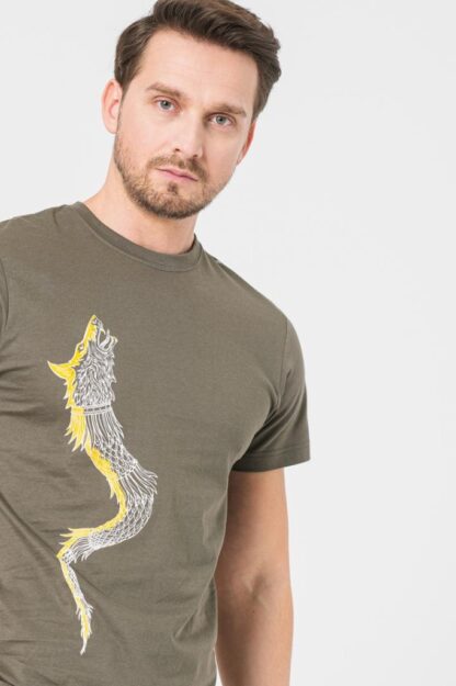 Dracon Men's Casual T-Shirt Gray-M - Image 4