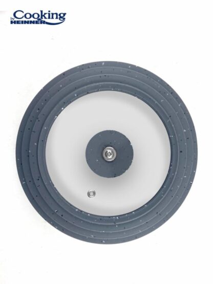 GLASS LID WITH ADJUSTABLE SILICONE EDGE ON 3 SIZES, 16/18/20 CM - Image 3