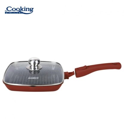 Aluminum Grill Pan + Lid 24x4 CM, CALABRIA - Image 4