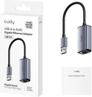 CUDY USB-A to Ethernet Adapter