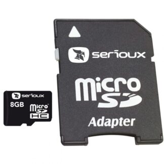 MICROSDHC 8GB SERIOUX WITH CL10 ADAPTER