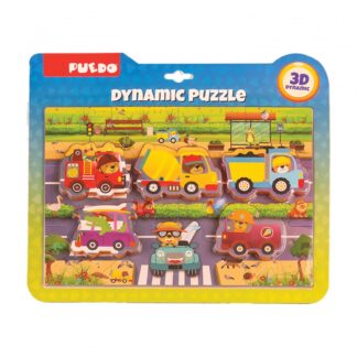 TRAFFIC PUZZLE, 17 PIECES
