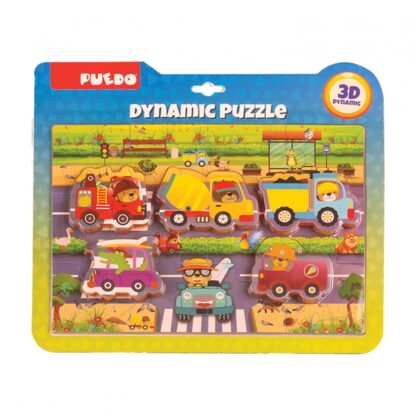 TRAFFIC PUZZLE, 17 PIECES
