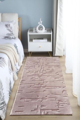 Carpet, embossed pattern, Vista, 80x150 Brown