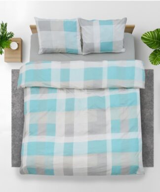 King size cotton bed set, 92 gsm, Square