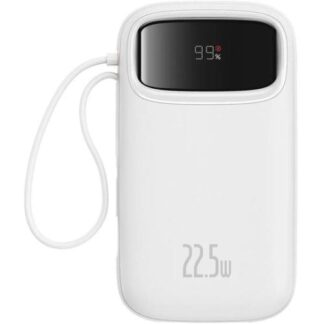 Baseus Qpow2, 10000mAh White External Battery