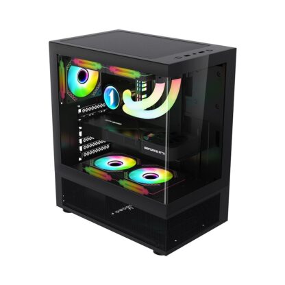 PC Case 1STPLAYER Gaming MI7-A BLACK - Image 2