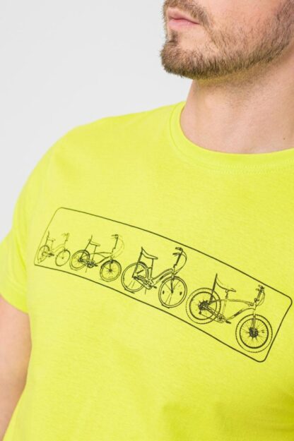 Pegas Men's Lime Punch-L Multibike T-Shirt - Image 6
