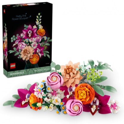 LEGO Botanicals Pretty Pink Flower Bouquet Set 10342