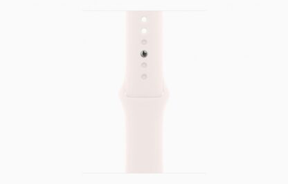 Apple Watch SE GPS + Cellular 40mm Starlight Aluminium Case with Starlight Sport Band - S/M - Image 3