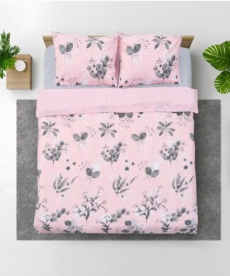 Double Linen BBC 4 pieces, 132TC - Rose