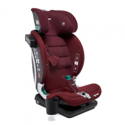 U-Grow car seat, isofix, 76-150 cm, red - Image 3