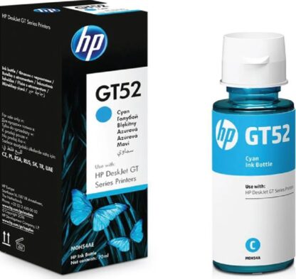 HP M0H54AE CYAN INKJET BOTTLE GT52