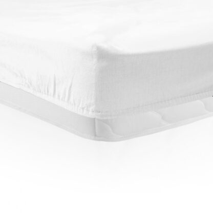 BED SHEET WITH ELASTIC 140X200 CM WHITE