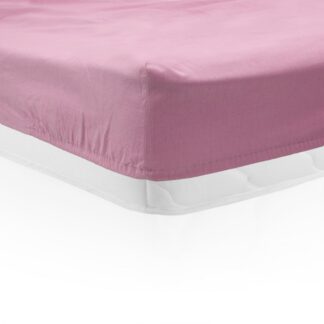BED SHEET WITH ELASTIC 160X200 CM PINK