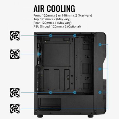 PC Case Aerocool Menace Saturn V1 FRGB - Image 3