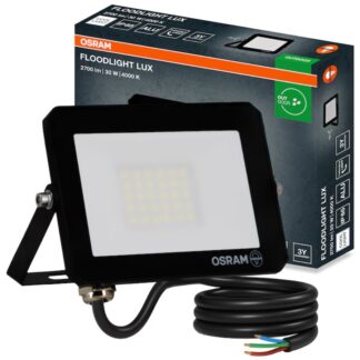 FL LUX 30W 840 IP65 BK EUE