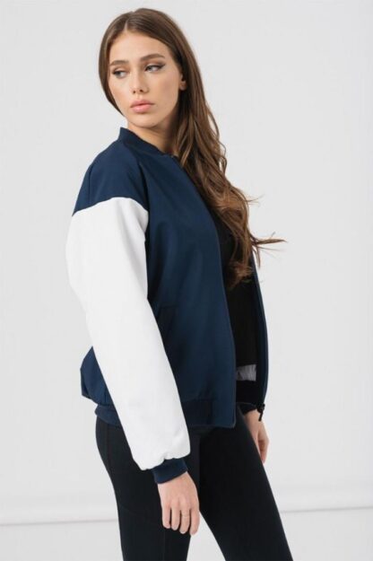W BOMBER JACKET NAVY XL - Image 2